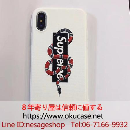 iPhone8/8plusカバー SUPREME ペア