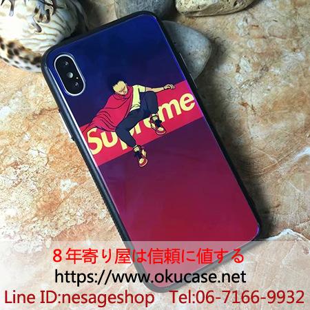 パロディ iphoneX 9ケース supreme