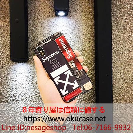 Off-White iPhone 11/XSケース Supreme