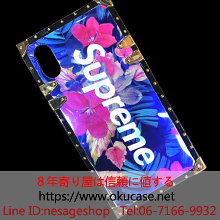 Supreme 花柄携帯ケース iPhoneXrカバー