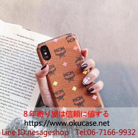 iphone8PLUS レザーケース MCM 韓国系