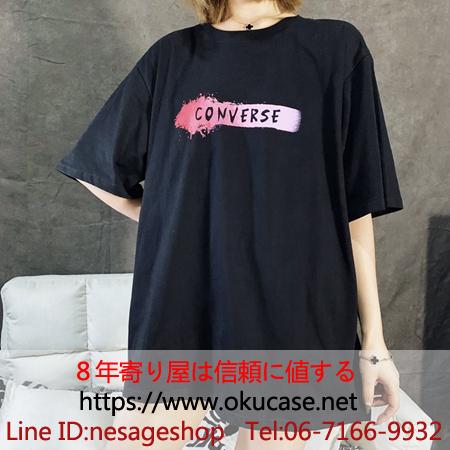 Converse tシャツ ブラック
