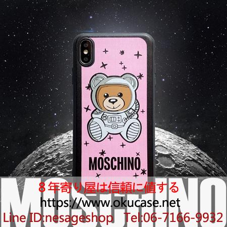 モスキーノ iphonexrケース ピンク