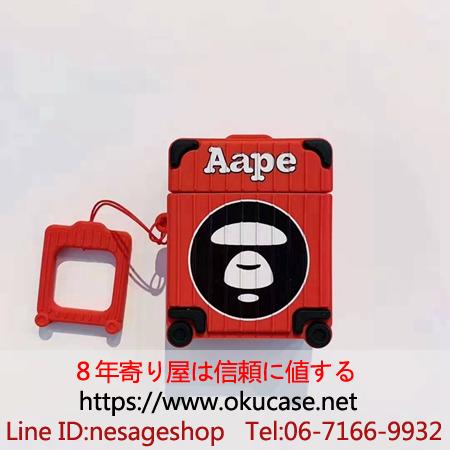 Aape エアーポッズ用保護ケース シリコン製