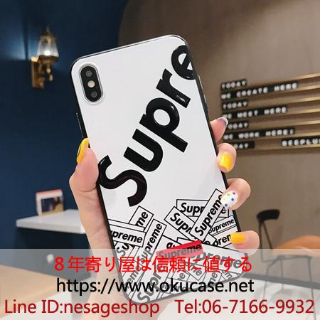 シュプリーム iPHONE8 PLUSかばー ホワイト