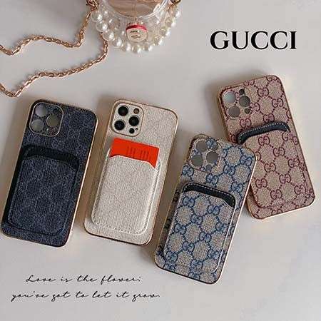 アイフォン 14Pro ブランド字母プリント 携帯ケース Gucci