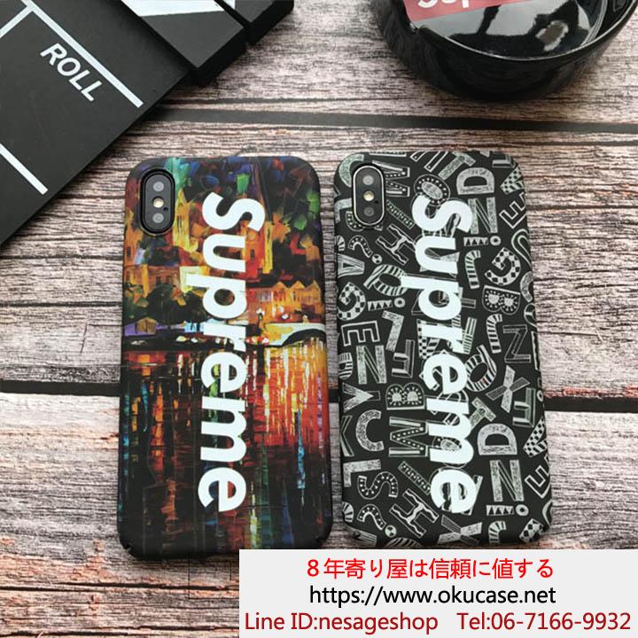 Supreme iphone8plusケース ハード