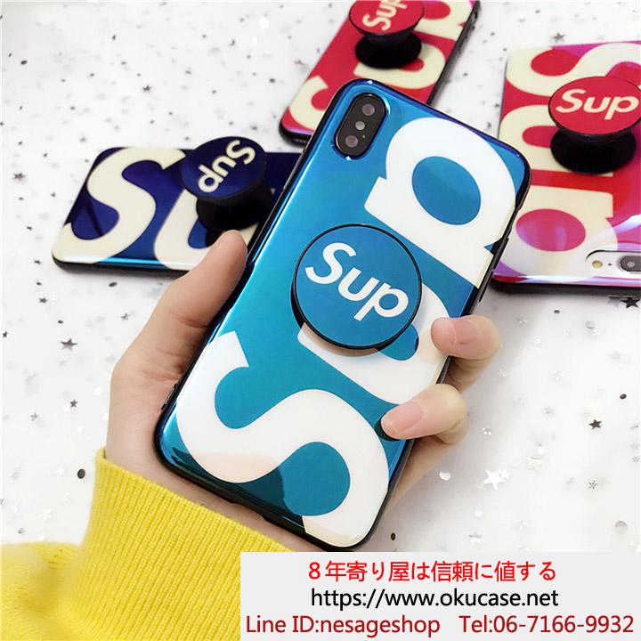 supreme iphone8/8plusカバー スタンド機能