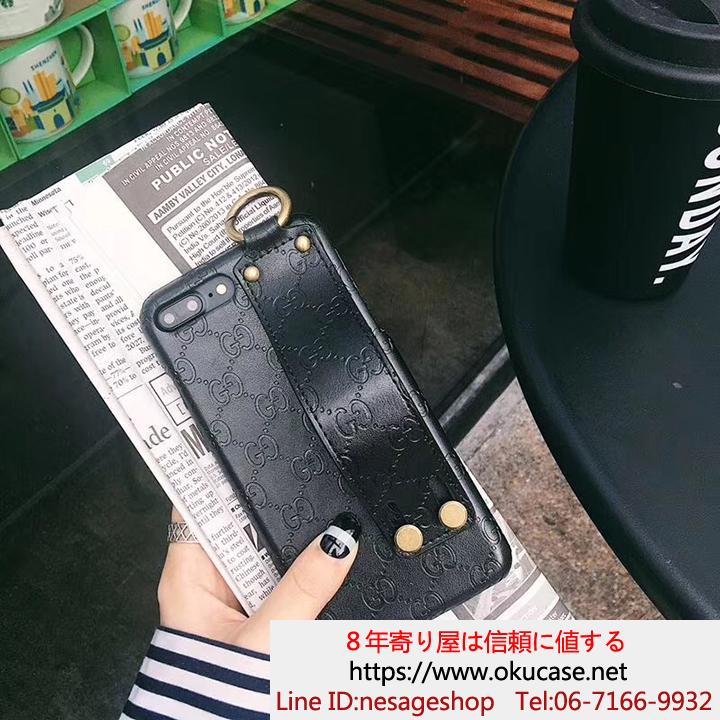 iphone8plus ベルト付きケース グッチ