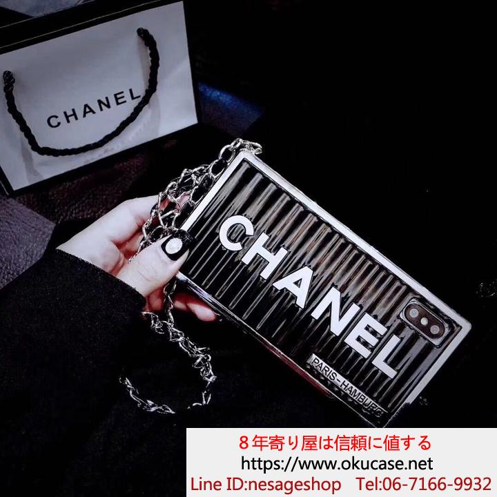 iPhoneXS カバー Chanel スクエア