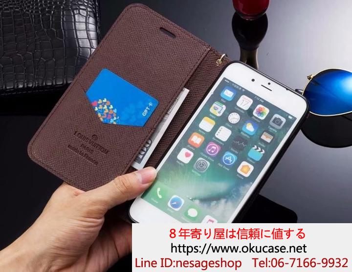ビジネス風 iPhone8Plus ケース louisvuitton