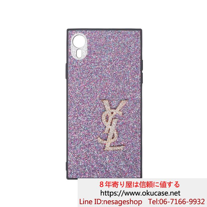 キラキラ iphone xr/11カバー YSL