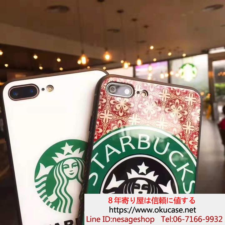 ガラス背面 Starbucks iphoneXRカバー