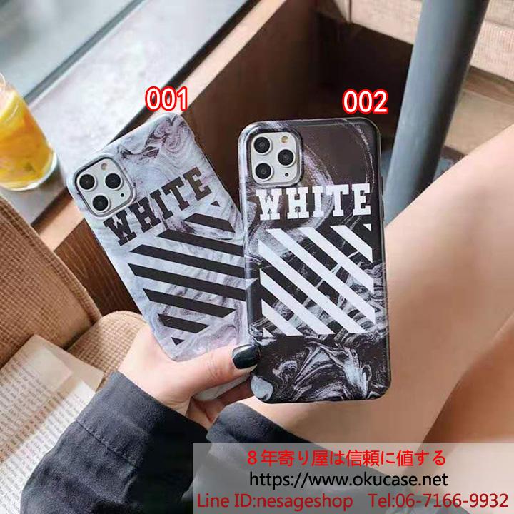 Off White iPhone11 ケース 斜め縞