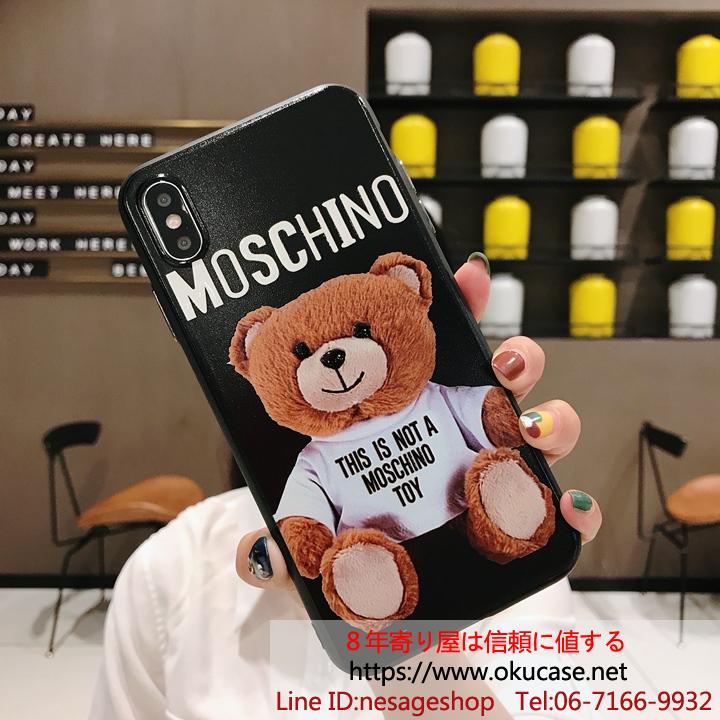 モスキーノ iPHONE12 PROケース クマ