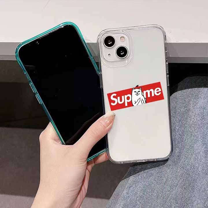 Supreme保護ケースアクリル樹脂iphonex