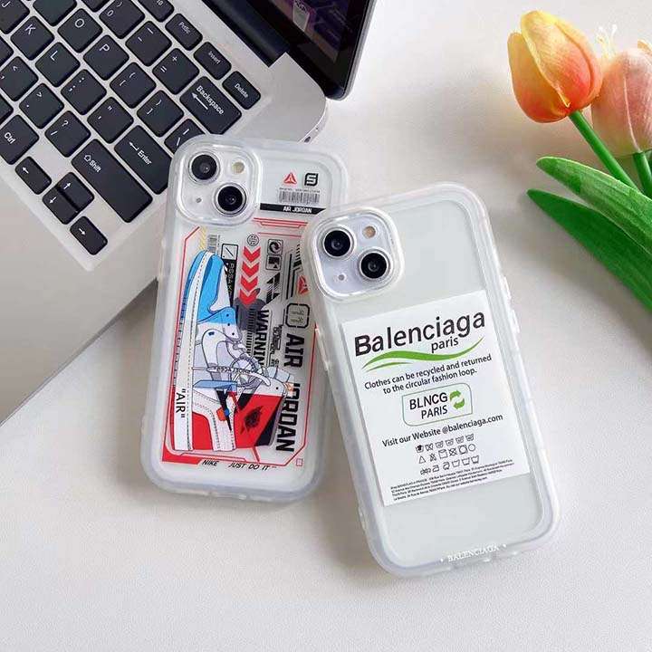 Balenciaga iphone12/12promax ブランド字母プリント カバー