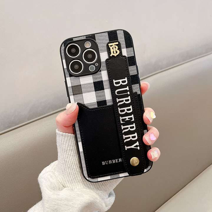 Burberry iphone13 Pro スマホケース ロゴ付き
