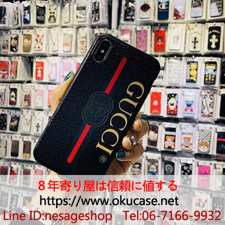 iPhone8PLUS スマホケース グッチ GUCCI iphone7plus レザーケース 芸能人愛用