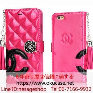 CHANEL iphone6s スマホケース 濃いピンク