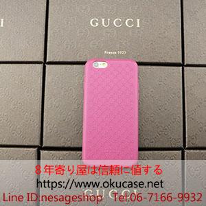 グッチゴースト iphone8ケース 濃いピンク