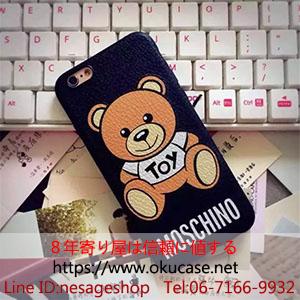 モスキーノ iphone7ケース クマ かわいい