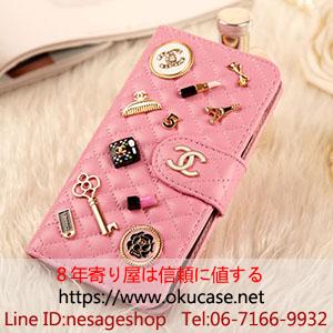 シャネル iPhone7手帳ケース ピンク