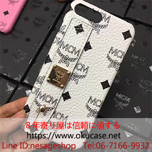 韓国風 MCM iphone7ケース ホワイト