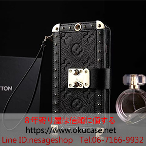ルイヴィトン IPHONE8 PLUS携帯カバー レザー ブラック