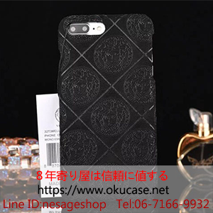 ブラック iphone7lusケース Versace