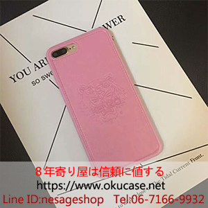 ケンゾー iphoneXケース ピンク