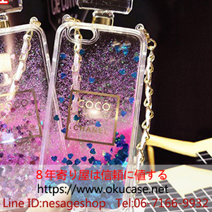 iphone8plus 香水瓶ケース chanel