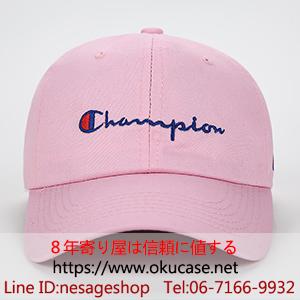 チャンピオン帽子 ピンク レディース