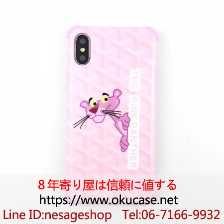 ゴヤール iphoneXケース ピンク