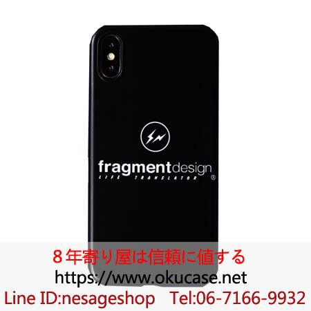 フラグメントデザイン iphone8plusカバー ブラック