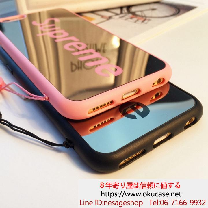 iphone7plus ミラーカバー supreme