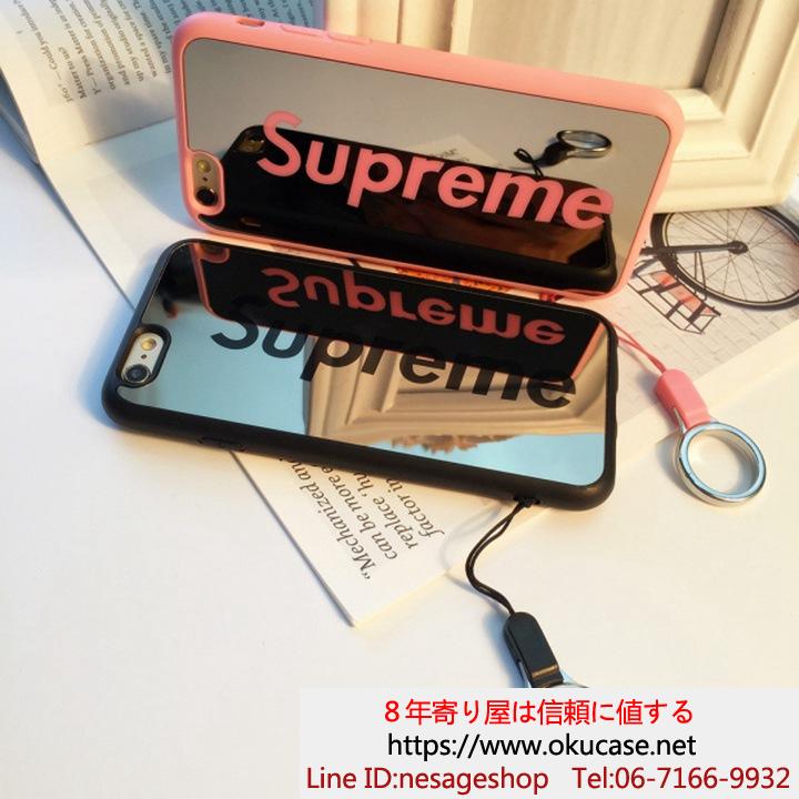 Supreme アイフォン7ケース 鏡