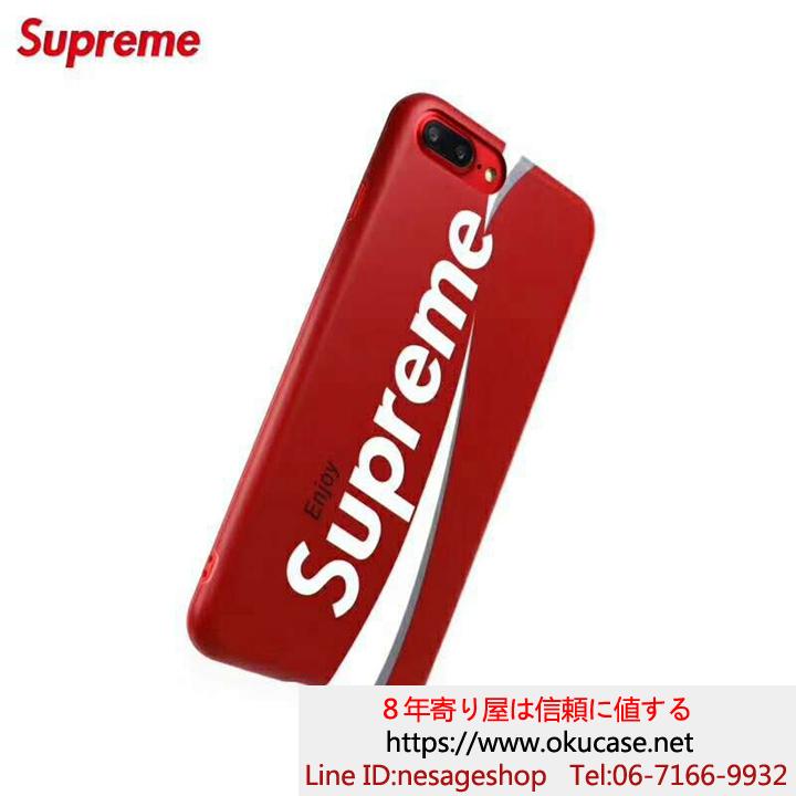 SUPREME iphone xケース レッド